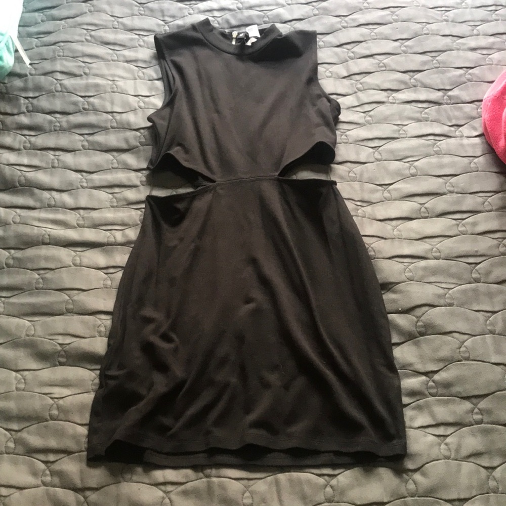 H&M side cutout dress size 10